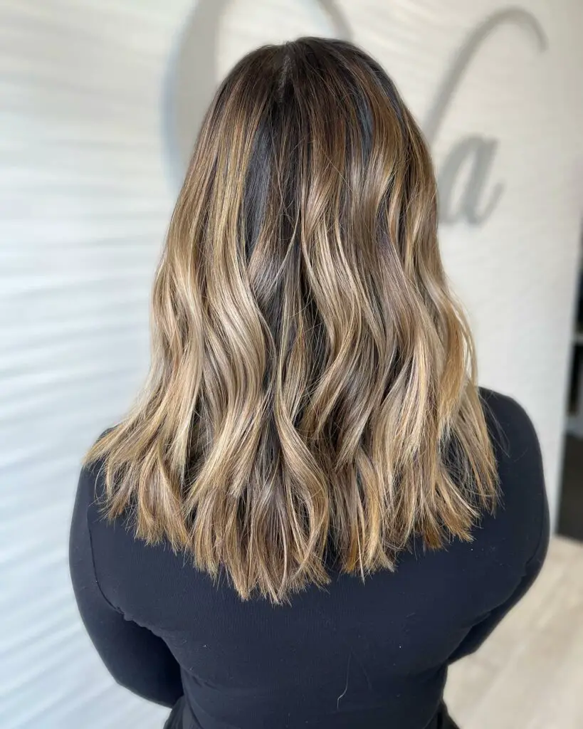 Beautifully Blended Balayage with a Mix of Honey and Ash Blonde