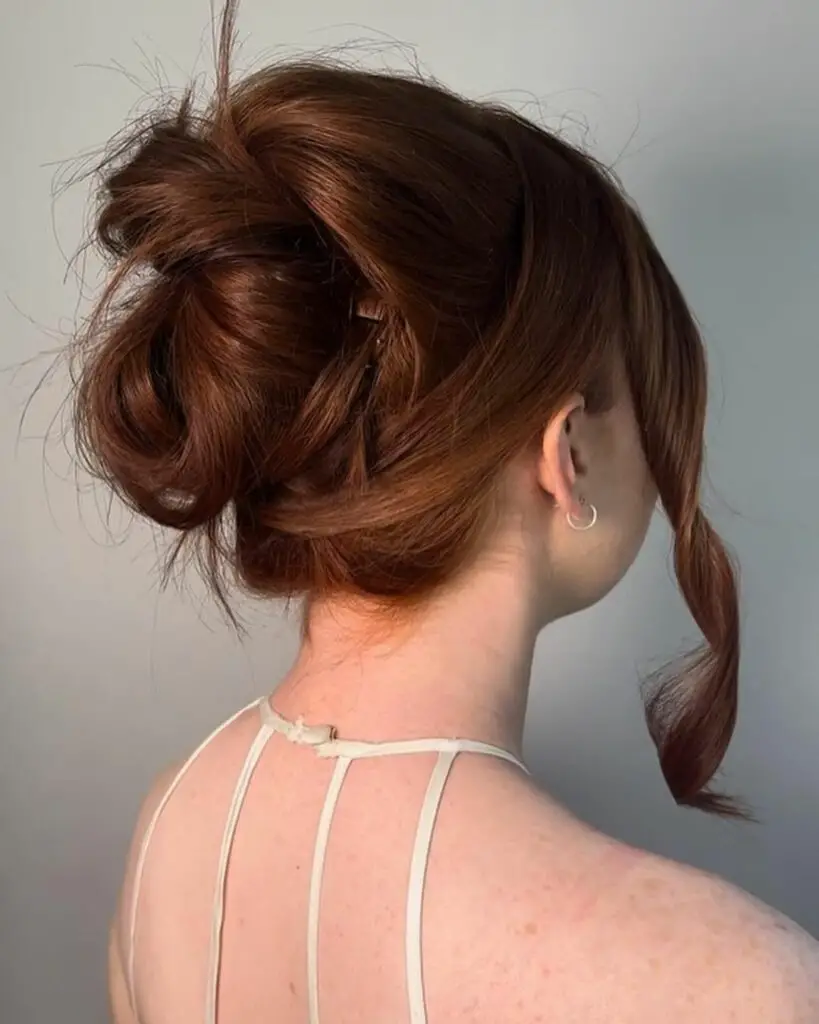 French Twist Chic Updo for prom hairstyle