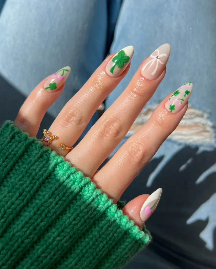 Lucky Charm Nails