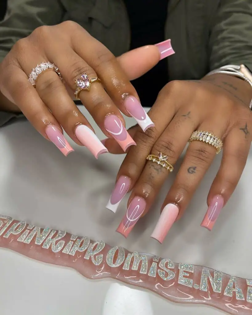 Prom Pink Perfection Nails