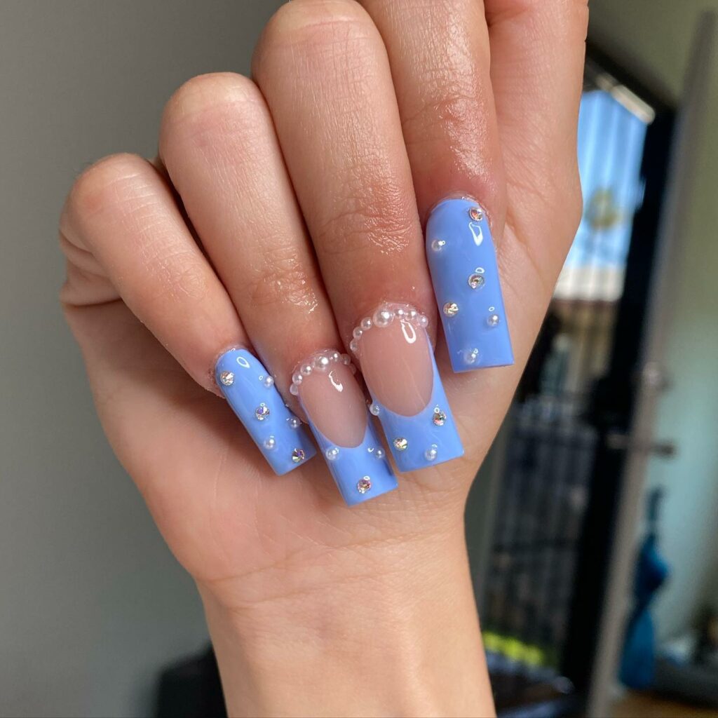 Sapphire Sky Nails