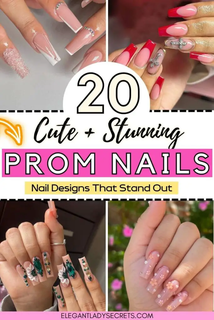 cute prom nail design ideas