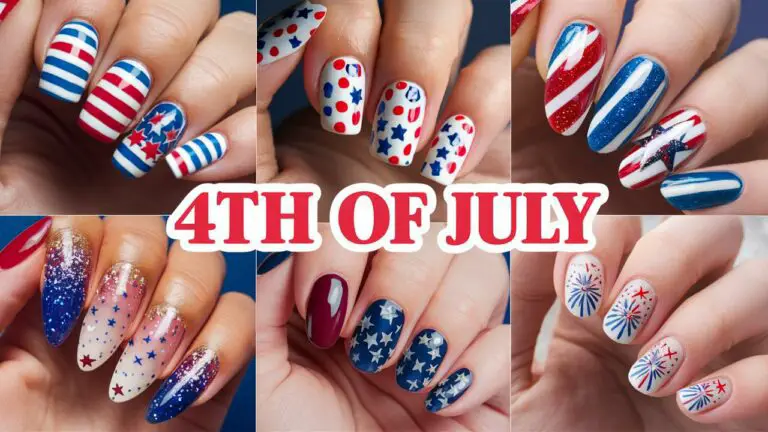 4th of july nail designs