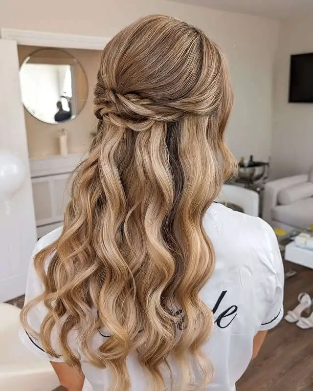 Messy Half Up Bun for Casual Days