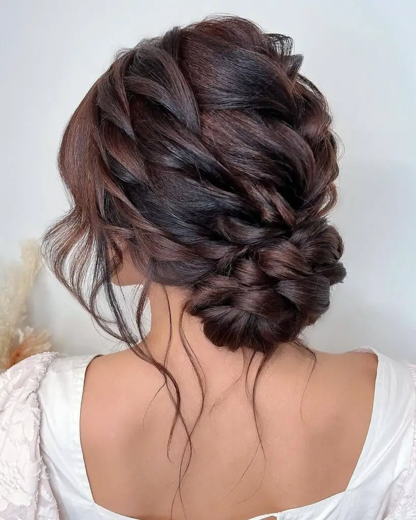 Twisted Crown Half Updo